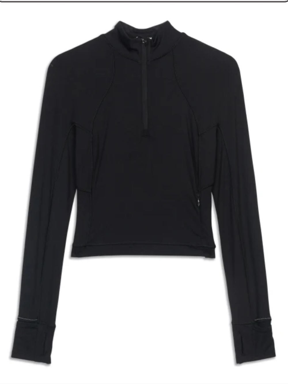 Lululemon It’s Rulu Cropped Half Zip